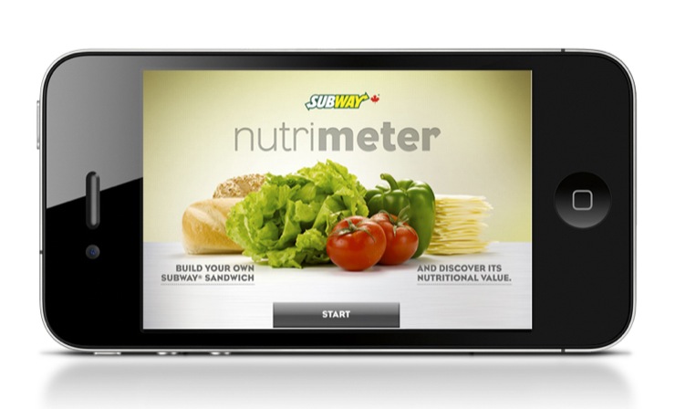 Subway Nutrimeter